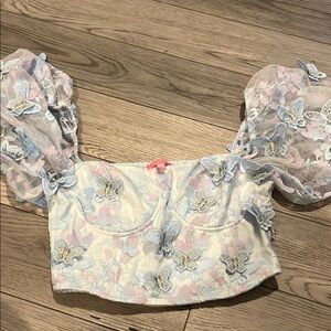 Sugar Thrillz Floral Crop Top